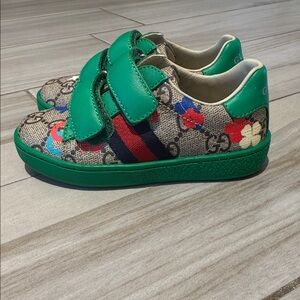 Gucci Kids Multicolor Patterned Sneakers